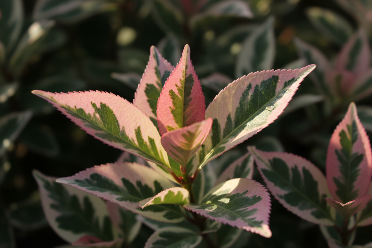 Photinia Pink Marble: come coltivare la varietà con foglie rosa e bianche