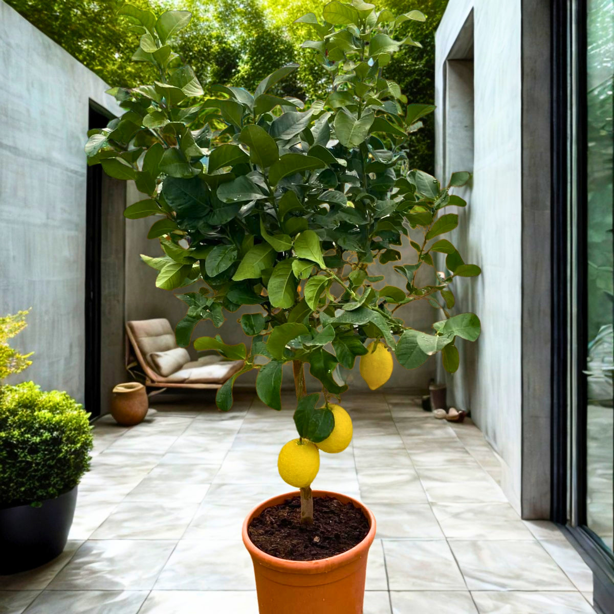 Pianta di limone Femminello coltivata in vaso
